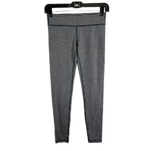 Ivivva Girl's Digi Weave Geometric Rhythmic Tights Girl's Size 12